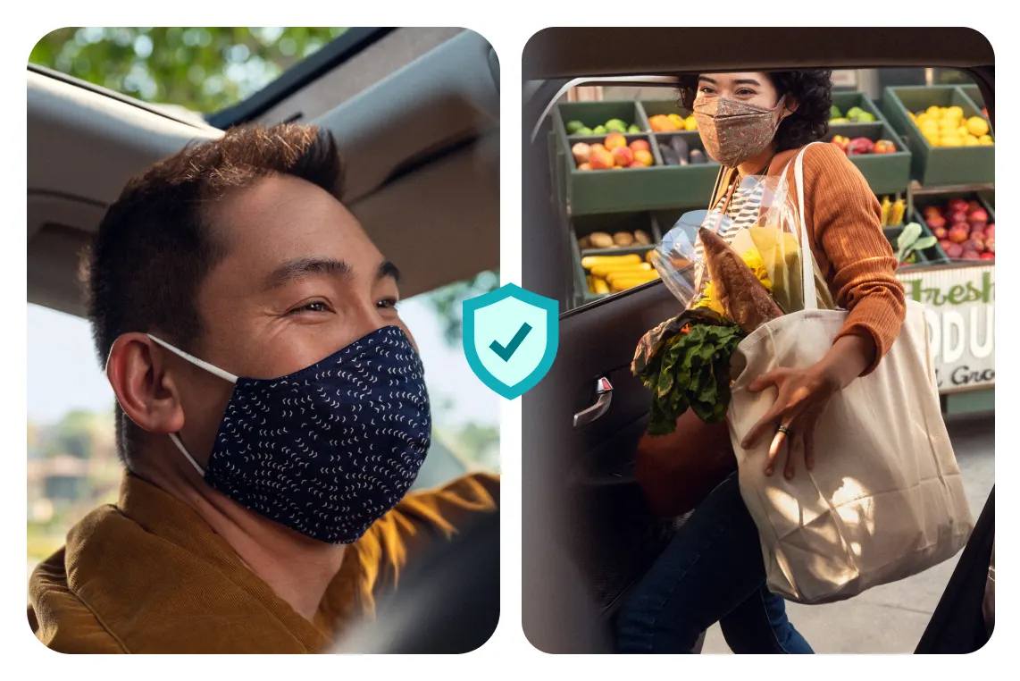 Ride Splits safety illustration